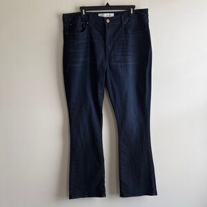 Signature by Levi Strauss Dark Blue Flare Jeans
